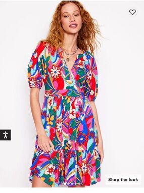 Boden Piper Short Jersey Dress SZ 10R